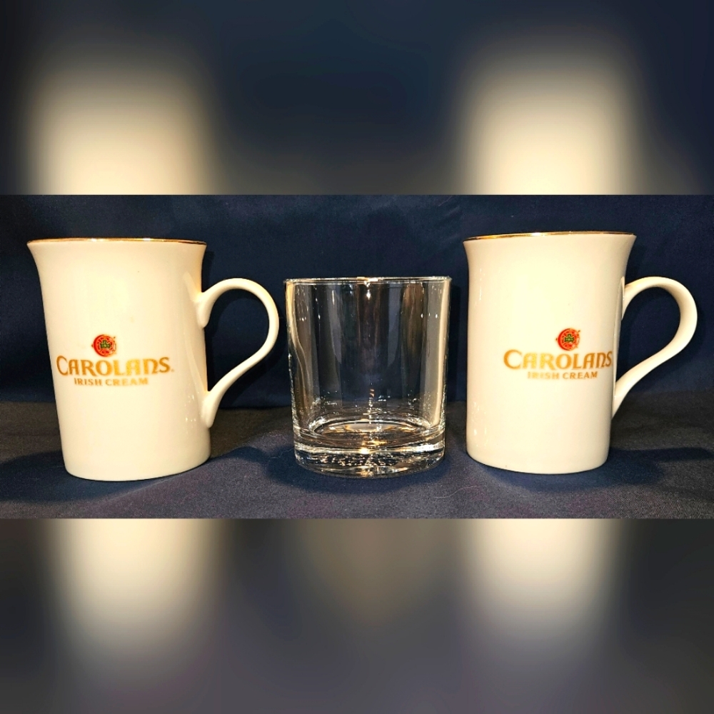 Carolans cups & Knob Creek Lowball Glass
